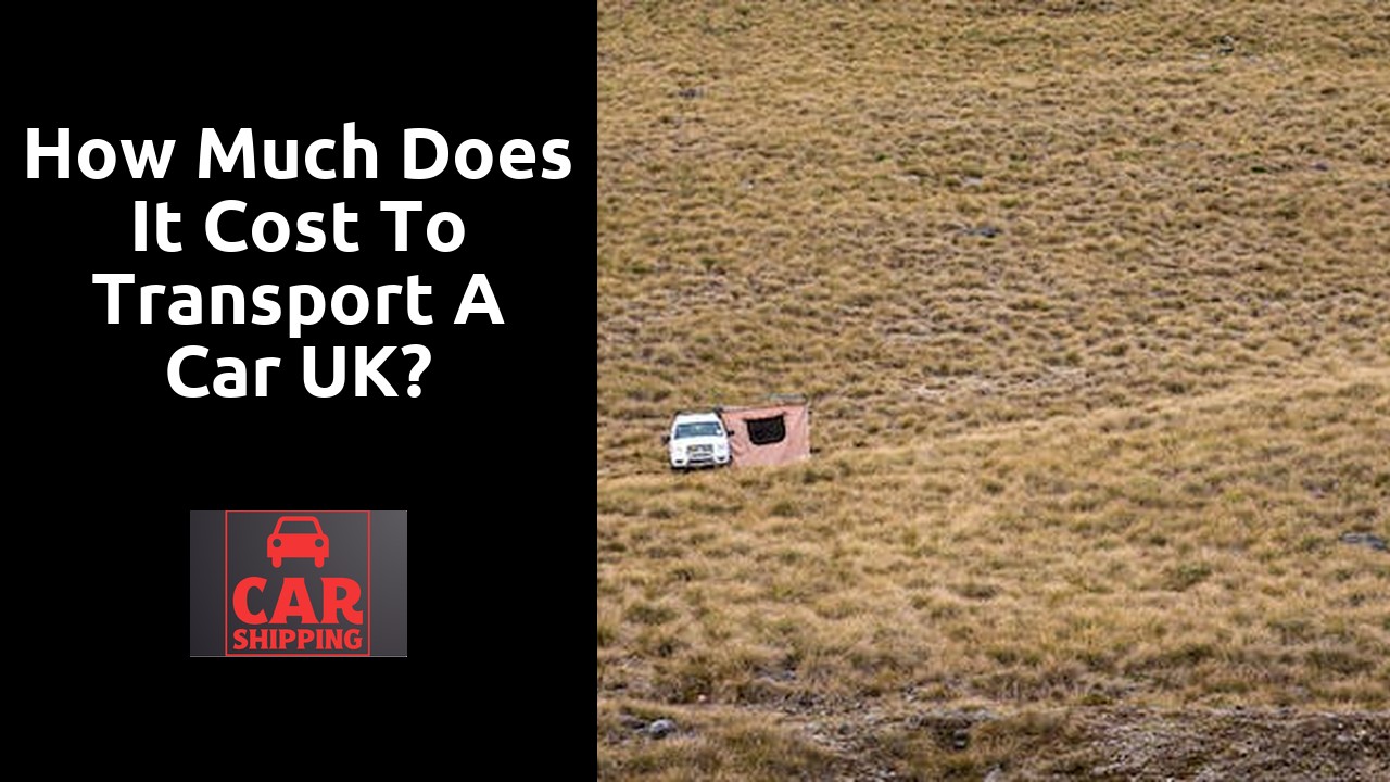 How much does it cost to transport a car UK?